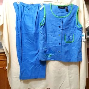 Womens Summer Pant Set